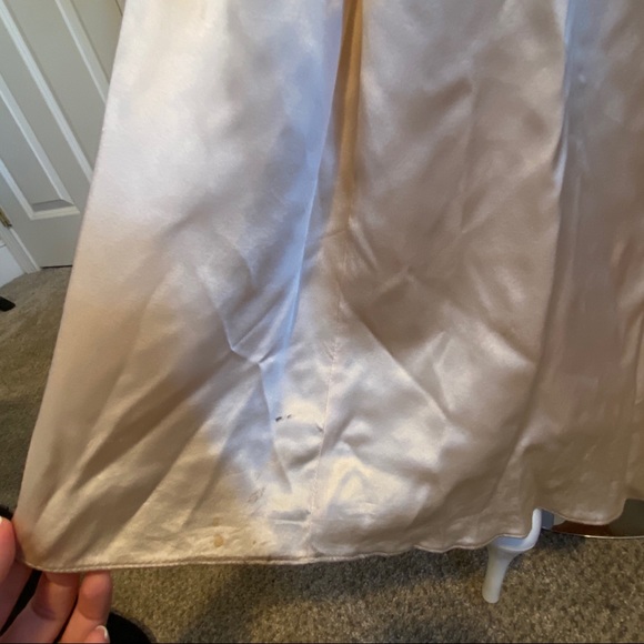 Nicole Miller Champagne Floor Length Dress - Picture 8 of 14